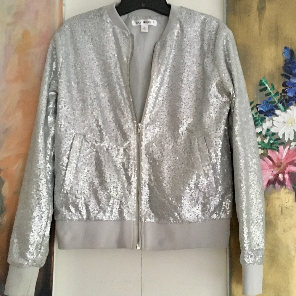 Silver Sequent bumper jacket